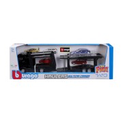 Bburago - Kamion félpótkocsival Multicar Carrier Scania 770S + Lamborghini Urus, 1:43