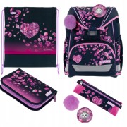 Herlitz UltraLight Blossom Dance iskolatáska – 4 részes szett