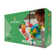 Cleverclixx – Mágneses építőjáték Curved Dome Pack Intense – 47 db
