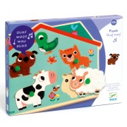 Hangos berakó puzzle táblán - farm