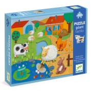 Puzzle tapintható - farm 20 db
