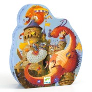 Puzzle - Lovag és sárkány - 54 db