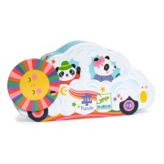 Puzzle - Panda a felhőkben - 16 db