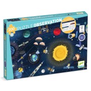 Keresős puzzle plakáttal - űr - 200 db