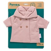 Baby Pomea - rózsaszín kabátka babákhoz