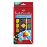 Faber-Castell vízfestékek, nagy 30 mm – 21 szín