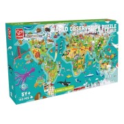 Gyerek puzzle – Világtérkép 2 az 1-ben
