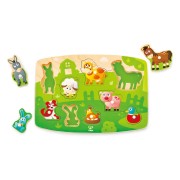 Fa táblás berakó puzzle – Gazdálkodók