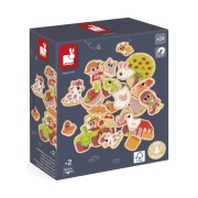 Fa mágnesfigurák gyermekeknek - Farm - 24 db