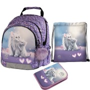 Ulitaa Macska 3 részes iskolatáska szett elsősöknek