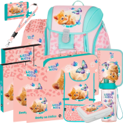 Oxybag Premium Light Little Kitty cicás iskolatáska – 13 darabos szett