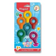 Maped Color'Peps Baby Crayons pasztellkréták – 6 szín