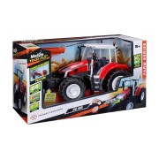 Maisto RC – Massey Ferguson traktor tolólappal és világítással, 2,4 GHz