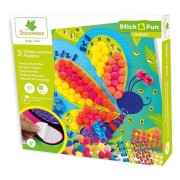 Stick & Fun – díszítés pomponokkal – pillangók