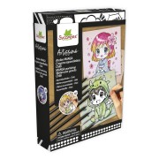 Artissimo – Manga – chibi figurák + 8 akvarellceruza